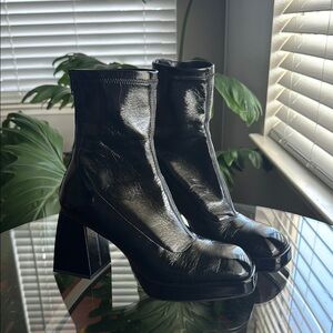 Steve Madden Black Ankle Boots